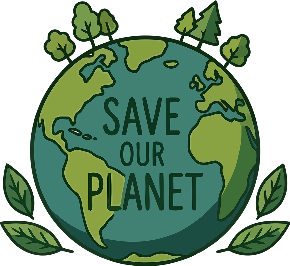 Save our planet illustration