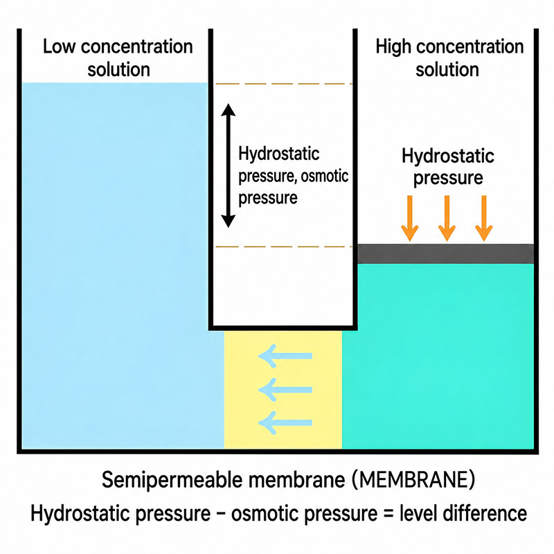Reverse Osmosis Principle Diagram